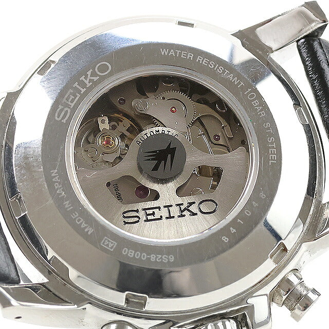 中古 セイコー SEIKO ブライツ フェニックス メカニカル クロノグラフ 6S28 ハイビート SAGH005 アナログ 腕時計 ブランド メンズ ブラック UW-SJ-OT-00085