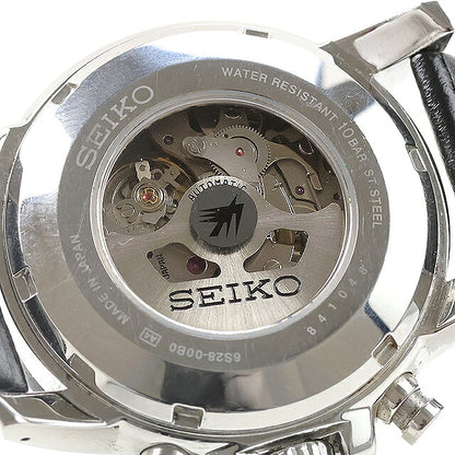 中古 セイコー SEIKO ブライツ フェニックス メカニカル クロノグラフ 6S28 ハイビート SAGH005 アナログ 腕時計 ブランド メンズ ブラック UW-SJ-OT-00085