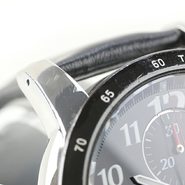 中古 セイコー SEIKO ブライツ フェニックス メカニカル クロノグラフ 6S28 ハイビート SAGH005 アナログ 腕時計 ブランド メンズ ブラック UW-SJ-OT-00085