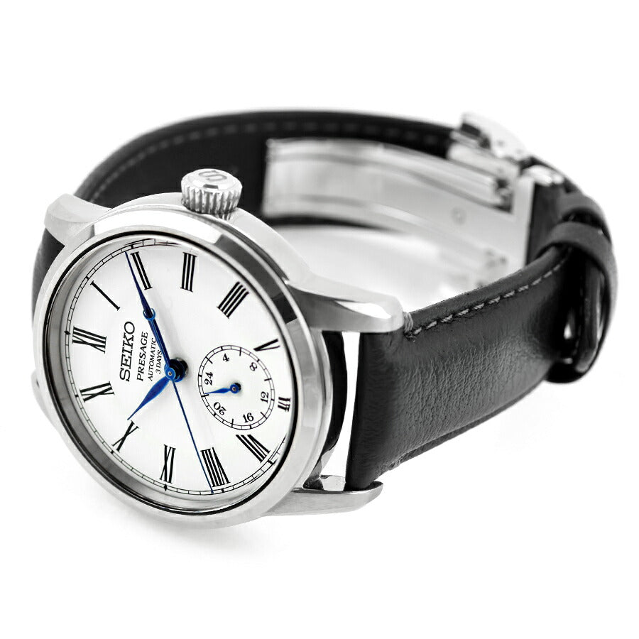 中古 セイコー SEIKO プレザージュ クラフツマンシップシリーズ 琺瑯ダイヤル スモセコ SART009 多針アナログ 腕時計 ブランド メンズ UW-SJ-PS-00009