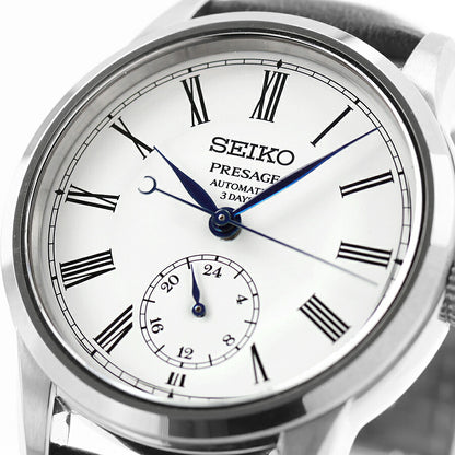 中古 セイコー SEIKO プレザージュ クラフツマンシップシリーズ 琺瑯ダイヤル スモセコ SART009 多針アナログ 腕時計 ブランド メンズ UW-SJ-PS-00009