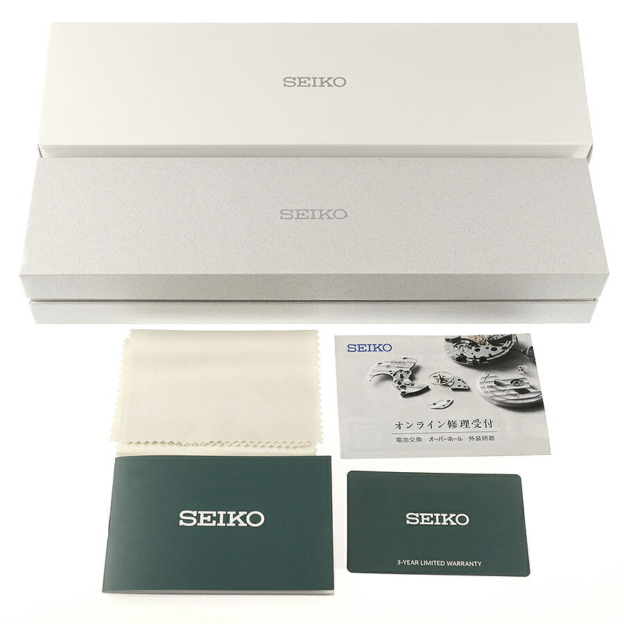中古 セイコー SEIKO プレザージュ クラフツマンシップシリーズ 琺瑯ダイヤル スモセコ SART009 多針アナログ 腕時計 ブランド メンズ UW-SJ-PS-00009