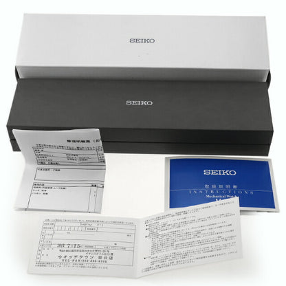 中古 メーカーOH済 セイコー SEIKO プレザージュ 琺瑯ダイヤル ほうろう パワーリザーブ 6R27-00F0 SARW011 腕時計 ブランド メンズ UW-SJ-PS-00013