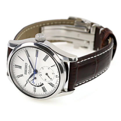 中古 メーカーOH済 セイコー SEIKO プレザージュ 琺瑯ダイヤル ほうろう パワーリザーブ 6R27-00F0 SARW011 腕時計 ブランド メンズ UW-SJ-PS-00013