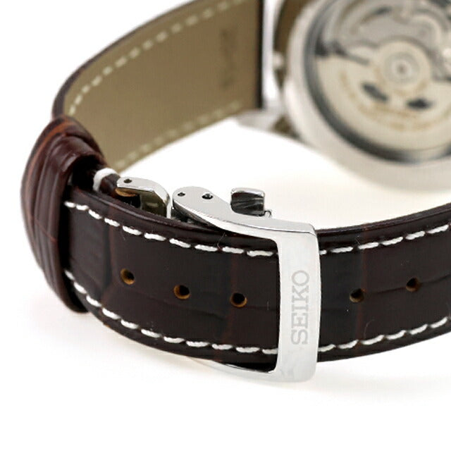 中古 メーカーOH済 セイコー SEIKO プレザージュ 琺瑯ダイヤル ほうろう パワーリザーブ 6R27-00F0 SARW011 腕時計 ブランド メンズ UW-SJ-PS-00013