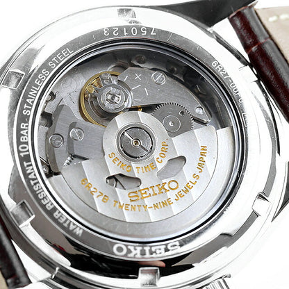 中古 メーカーOH済 セイコー SEIKO プレザージュ 琺瑯ダイヤル ほうろう パワーリザーブ 6R27-00F0 SARW011 腕時計 ブランド メンズ UW-SJ-PS-00013