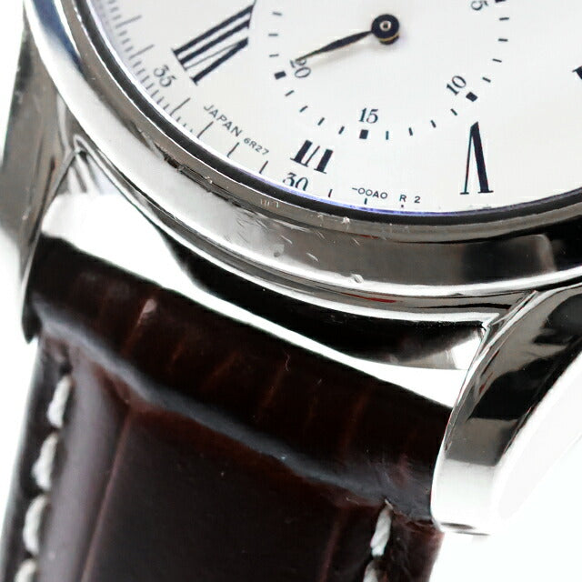 中古 メーカーOH済 セイコー SEIKO プレザージュ 琺瑯ダイヤル ほうろう パワーリザーブ 6R27-00F0 SARW011 腕時計 ブランド メンズ UW-SJ-PS-00013