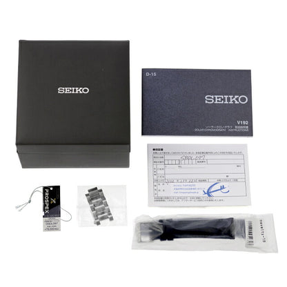 中古 セイコー SEIKO プロスペックス スピードタイマー ソーラークロノグラフ ペプシ 赤青 SBDL097 アナログ 腕時計 ブランド メンズ UW-SJ-PX-00005