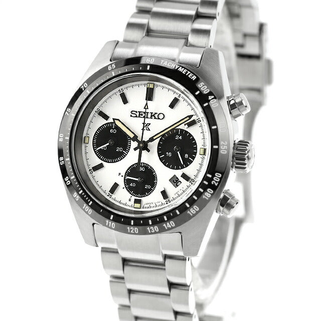 中古 セイコー SEIKO PROSPEX SPEEDTIMER プロスペックス スピードタイマー ソーラー クロノ パンダ SBDL085 多針アナログ 腕時計 ブランド UW-SJ-PX-00033