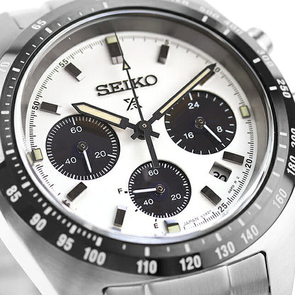 中古 セイコー SEIKO PROSPEX SPEEDTIMER プロスペックス スピードタイマー ソーラー クロノ パンダ SBDL085 多針アナログ 腕時計 ブランド UW-SJ-PX-00033