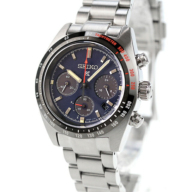 Used Seiko SEIKO PROSPEX SPEEDTIMER Prospex Speed Timer Solar Chrono Blue Black SBDL087 Multi-Hand Analog Men&