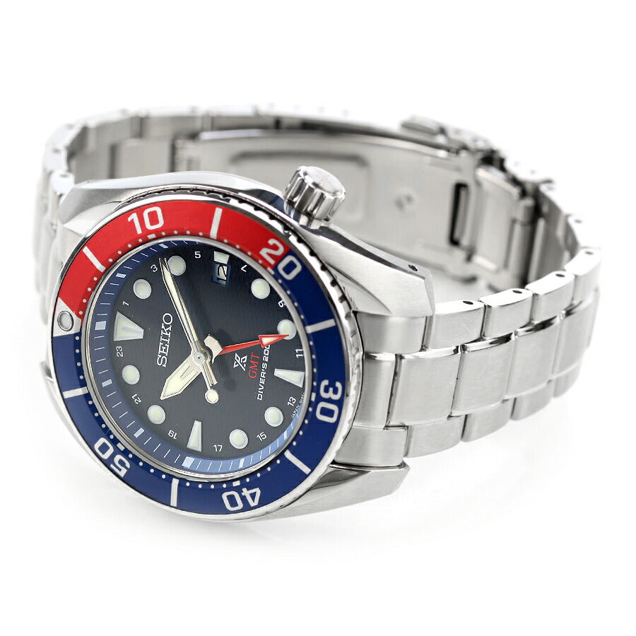 中古 セイコー SEIKO プロスペックス ダイバースキューバ ソーラーダイバーズ スモウ SUMO GMT SBPK005 アナログ 腕時計 ブランド メンズ UW-SJ-PX-00038