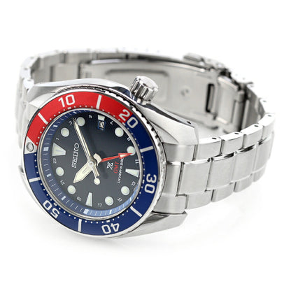 中古 セイコー SEIKO プロスペックス ダイバースキューバ ソーラーダイバーズ スモウ SUMO GMT SBPK005 アナログ 腕時計 ブランド メンズ UW-SJ-PX-00038