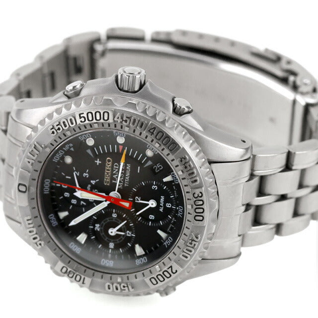 中古 訳あり稼働品 セイコー SEIKO ランドマスター サミッター ブライトチタン 7K32-0A10 気圧・高度計未チェック SBCN003 腕時計 メンズ UW-SJ-PX-00043