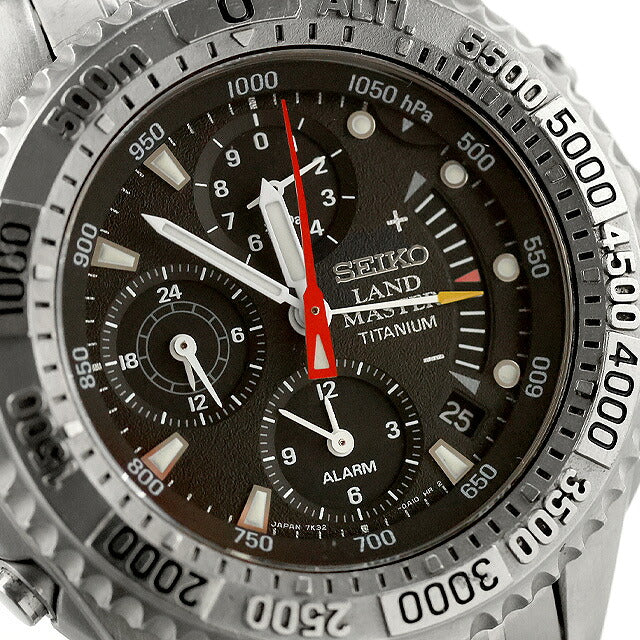 中古 訳あり稼働品 セイコー SEIKO ランドマスター サミッター ブライトチタン 7K32-0A10 気圧・高度計未チェック SBCN003 腕時計 メンズ UW-SJ-PX-00043