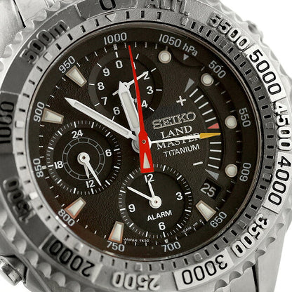 中古 訳あり稼働品 セイコー SEIKO ランドマスター サミッター ブライトチタン 7K32-0A10 気圧・高度計未チェック SBCN003 腕時計 メンズ UW-SJ-PX-00043