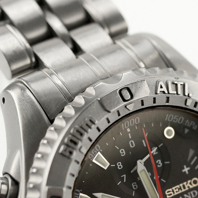 中古 訳あり稼働品 セイコー SEIKO ランドマスター サミッター ブライトチタン 7K32-0A10 気圧・高度計未チェック SBCN003 腕時計 メンズ UW-SJ-PX-00043