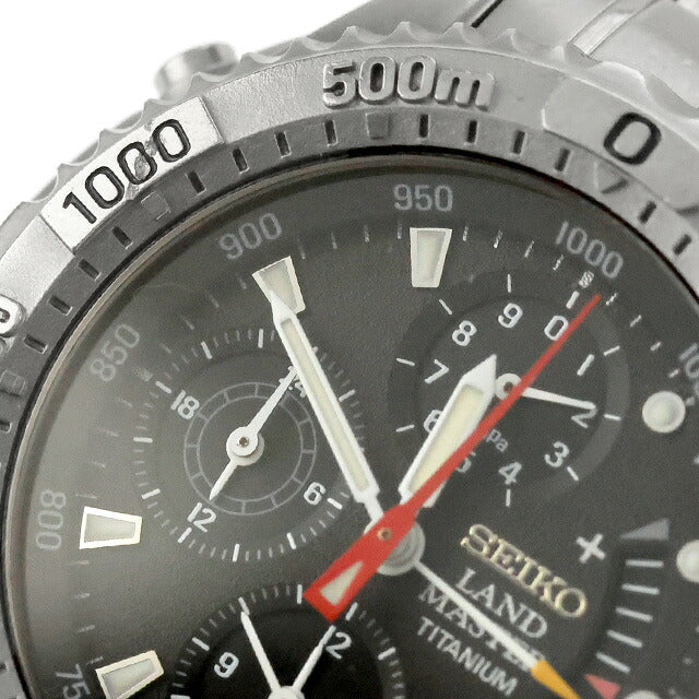 中古 訳あり稼働品 セイコー SEIKO ランドマスター サミッター ブライトチタン 7K32-0A10 気圧・高度計未チェック SBCN003 腕時計 メンズ UW-SJ-PX-00043