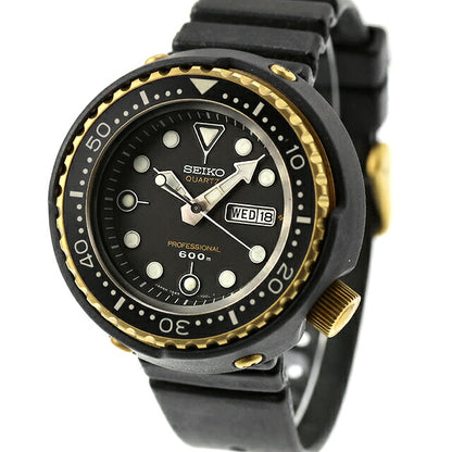 中古 メーカー修理済 セイコー SEIKO プロフェッショナルダイバー SPYF018 ゴールデンツナ クオーツ ダイバー600m 7549-7000 腕時計 メンズ UW-SJ-PX-00052