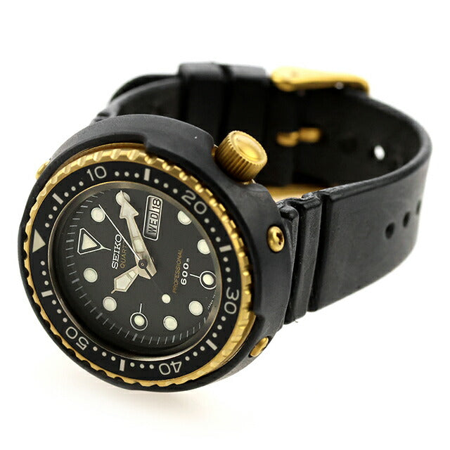中古 メーカー修理済 セイコー SEIKO プロフェッショナルダイバー SPYF018 ゴールデンツナ クオーツ ダイバー600m 7549-7000 腕時計 メンズ UW-SJ-PX-00052
