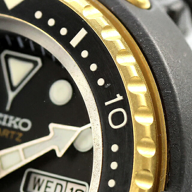 中古 メーカー修理済 セイコー SEIKO プロフェッショナルダイバー SPYF018 ゴールデンツナ クオーツ ダイバー600m 7549-7000 腕時計 メンズ UW-SJ-PX-00052