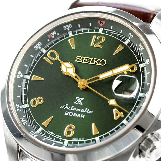中古 セイコー SEIKO プロスペックス アルピニスト 6R35 グリーン 生産