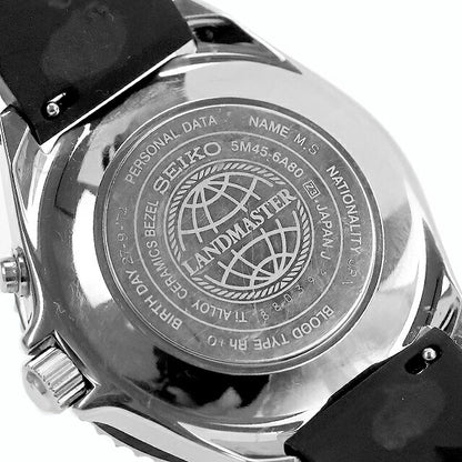 中古 メーカーOH済 セイコー SEIKO ランドマスター サガルマータ キネティック チタン 5M45-6A80 SBCW021 アナログ 腕時計 ブランド メンズ UW-SJ-PX-00054