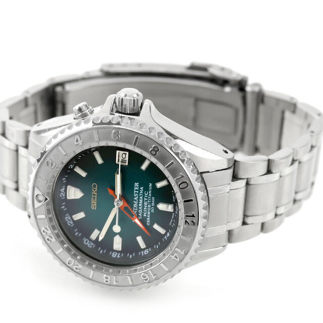 中古 メーカーOH済 セイコー SEIKO ランドマスター サガルマータ 限定300本野口健 チタン セラミックセブンサミット SBCW027 腕時計 メンズ UW-SJ-PX-00057