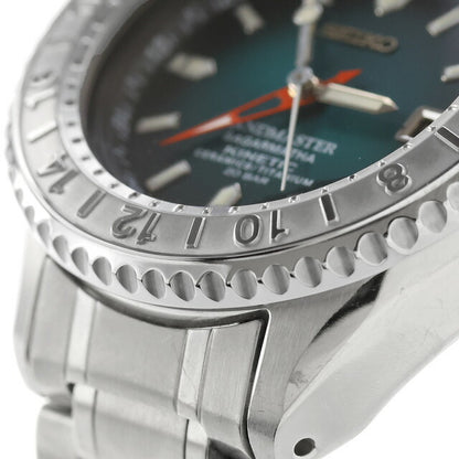 中古 メーカーOH済 セイコー SEIKO ランドマスター サガルマータ 限定300本野口健 チタン セラミックセブンサミット SBCW027 腕時計 メンズ UW-SJ-PX-00057