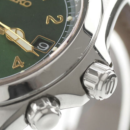 中古 セイコー SEIKO アルピニスト 6R15 簡易方位計 グリーン ベルト新品交換済 SARB017 アナログ 腕時計 ブランド メンズ UW-SJ-PX-00059