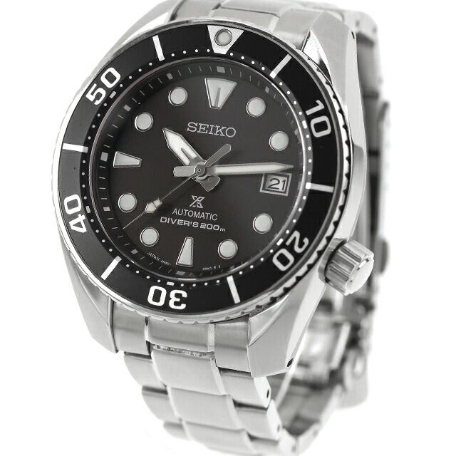 Used SEIKO Prospex Sumo Divers Black Automatic 6R35-00A0 Analog Watch Brand Men&