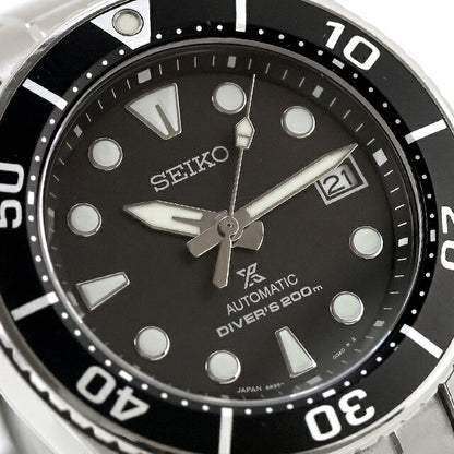 Used SEIKO Prospex Sumo Divers Black Automatic 6R35-00A0 Analog Watch Brand Men&