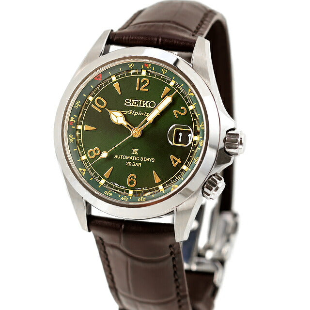 中古 美品 セイコー SEIKO プロスペックス アルピニスト メカニカル 3Days 6R55 SBDC211 アナログ 腕時計 ブランド メンズ UW-SJ-PX-00070