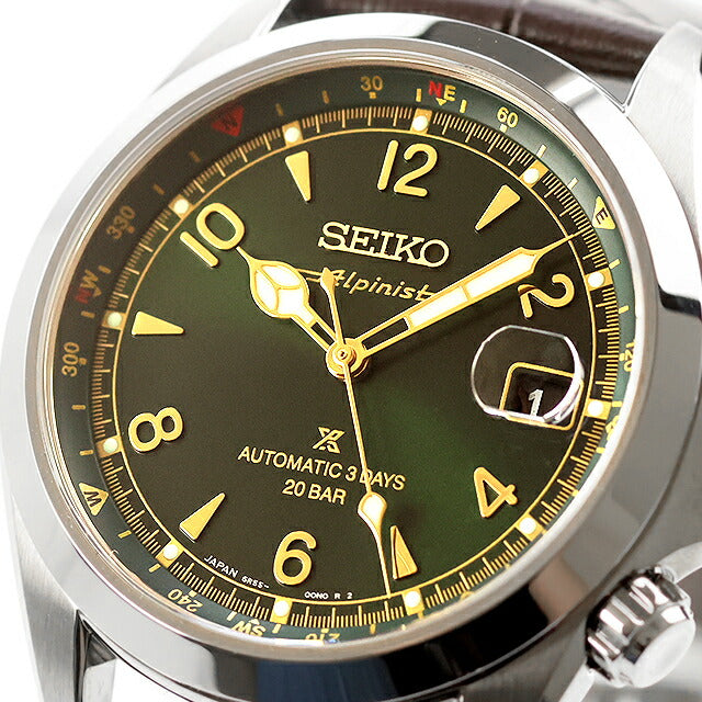中古 美品 セイコー SEIKO プロスペックス アルピニスト メカニカル 3Days 6R55 SBDC211 アナログ 腕時計 ブランド メンズ UW-SJ-PX-00070