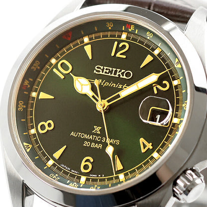 中古 美品 セイコー SEIKO プロスペックス アルピニスト メカニカル 3Days 6R55 SBDC211 アナログ 腕時計 ブランド メンズ UW-SJ-PX-00070