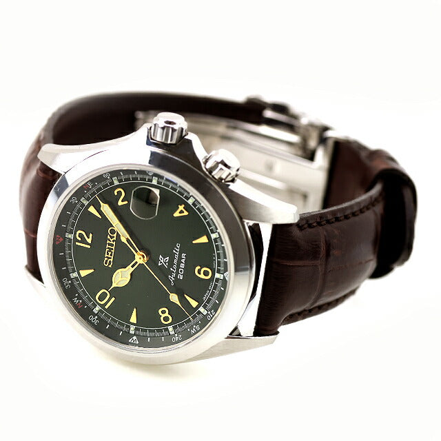 中古 セイコー SEIKO プロスペックス 流通限定モデル アルピニスト グリーン 簡易方位計 自動巻き SBDC091 アナログ 腕時計 ブランド メンズ UW-SJ-PX-00072