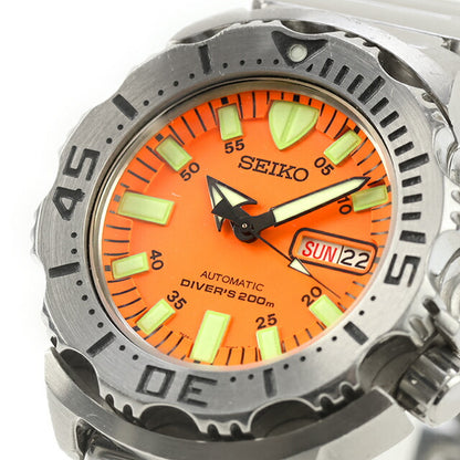 中古 セイコー SEIKO ダイバーズ 200m オレンジモンスター デイデイト SKX 7S26-0350 アナログ 腕時計 ブランド メンズ オレンジ UW-SJ-PX-00073