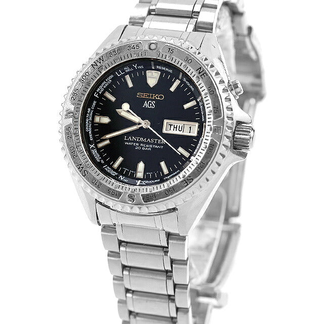 中古 セイコー SEIKO ランドマスター 初代モデル SBBW005 AGS オートクオーツ キネティック 1994年製 二次電池交換済 5M23-6A20 腕時計 メンズ UW-SJ-PX-00074