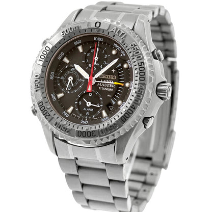 中古 セイコー SEIKO ランドマスター サミッター SBCN003 気圧計 高度計 多機能クオーツ チタン 1997年製 7K32-0A10 アナログ 腕時計 メンズ UW-SJ-PX-00075