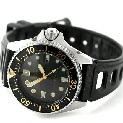 中古 バンド訳あり セイコー SEIKO ダイバー 150m ボーイズ クオーツ 34mm 1981年12月製 昭和56年 純正バンド硬化 匂い有 2625-0010 腕時計 メンズ レディース UW-SJ-PX-00077