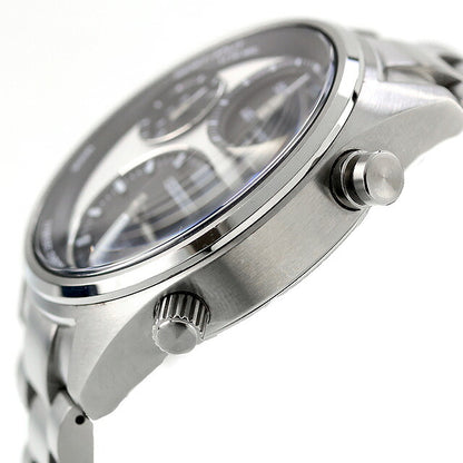 中古 セイコー SEIKO プロスペックス スピードタイマー 1/100秒ソーラークロノグラフ SBER001 アナログ 腕時計 ブランド メンズ シルバー UW-SJ-PX-00078