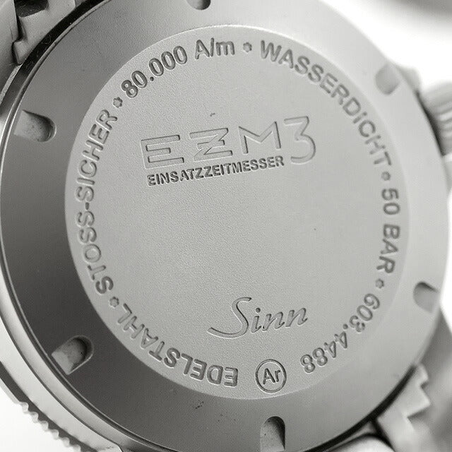 中古 ジン Sinn 603 EZM3 ドイツ警察特殊部隊 ETA2824-2搭載 603.EZM3