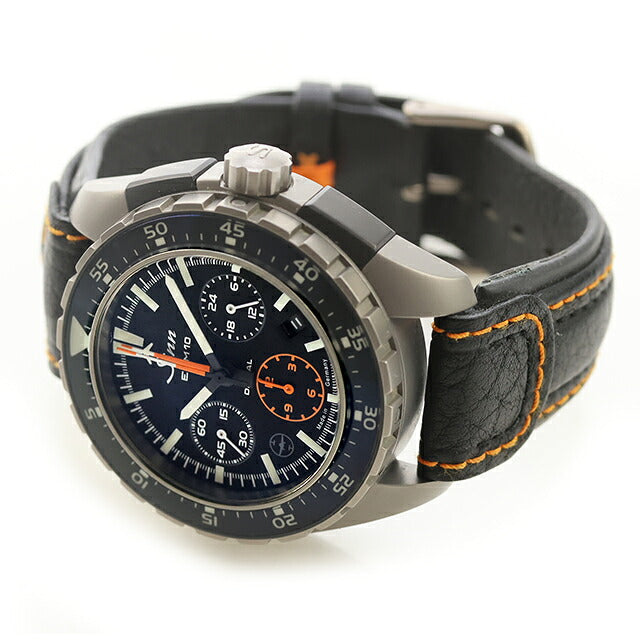 中古 ジン SINN EZM10 TESTAF クロノグラフ 廃盤モデル チタン パイロットウォッチ 950.EZM10.TESTAF アナログ 腕時計 ブランド メンズ UW-SN-OT-00006