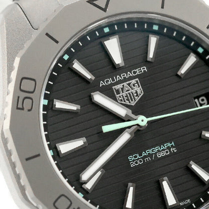 中古 美品 タグ・ホイヤー TAG Heuer アクアレーサー プロフェッショナル200 ソーラーグラフ チタン WBP1180.BF0000 腕時計 メンズ UW-TH-AR-00001