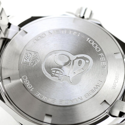 中古 美品 タグ・ホイヤー TAG Heuer アクアレーサー クォーツ 3針デイト シンプル ビジネス スーツ WAY1110.BA0928 腕時計 メンズ UW-TH-AR-00002