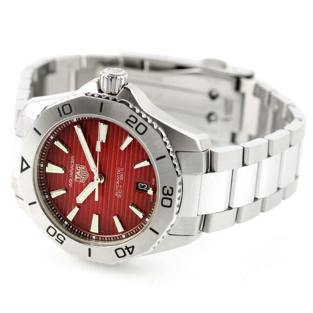 中古 美品 タグ・ホイヤー TAG Heuer アクアレーサー プロフェッショナル200 ルビーレッド オートマティック WBP2114.BA0627 腕時計 メンズ UW-TH-AR-00003