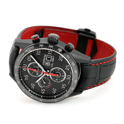 中古 美品 タグ・ホイヤー TAG Heuer カレラ キャリバー1887 自動巻きクロノグラフ CAR2A80.FC6237 アナログ 腕時計 ブランド メンズ UW-TH-CR-00005
