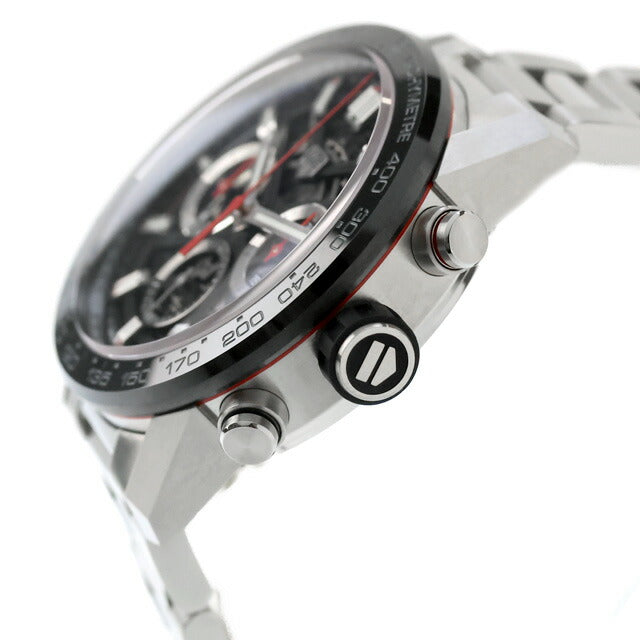 中古 美品 タグ・ホイヤー TAG Heuer カレラ スケルトン ホイヤー02 43mm 自動巻クロノグラフ CBG2010.BA0662 アナログ 腕時計 メンズ UW-TH-CR-00007