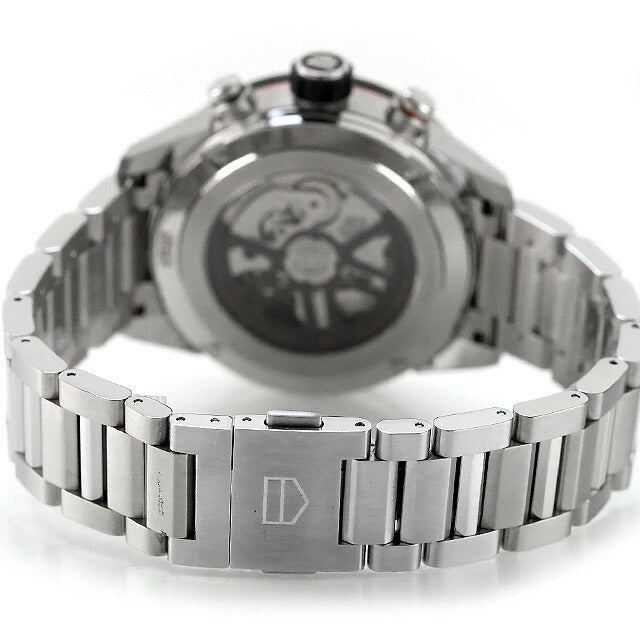 中古 美品 タグ・ホイヤー TAG Heuer カレラ スケルトン ホイヤー02 43mm 自動巻クロノグラフ CBG2010.BA0662 アナログ 腕時計 メンズ UW-TH-CR-00007