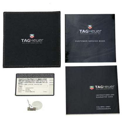 中古 タグ・ホイヤー TAG Heuer カレラ Cal.1887 自動巻きクロノグラフ CAR2110.BA0720 アナログ 腕時計 ブランド メンズ ブラック UW-TH-CR-00008